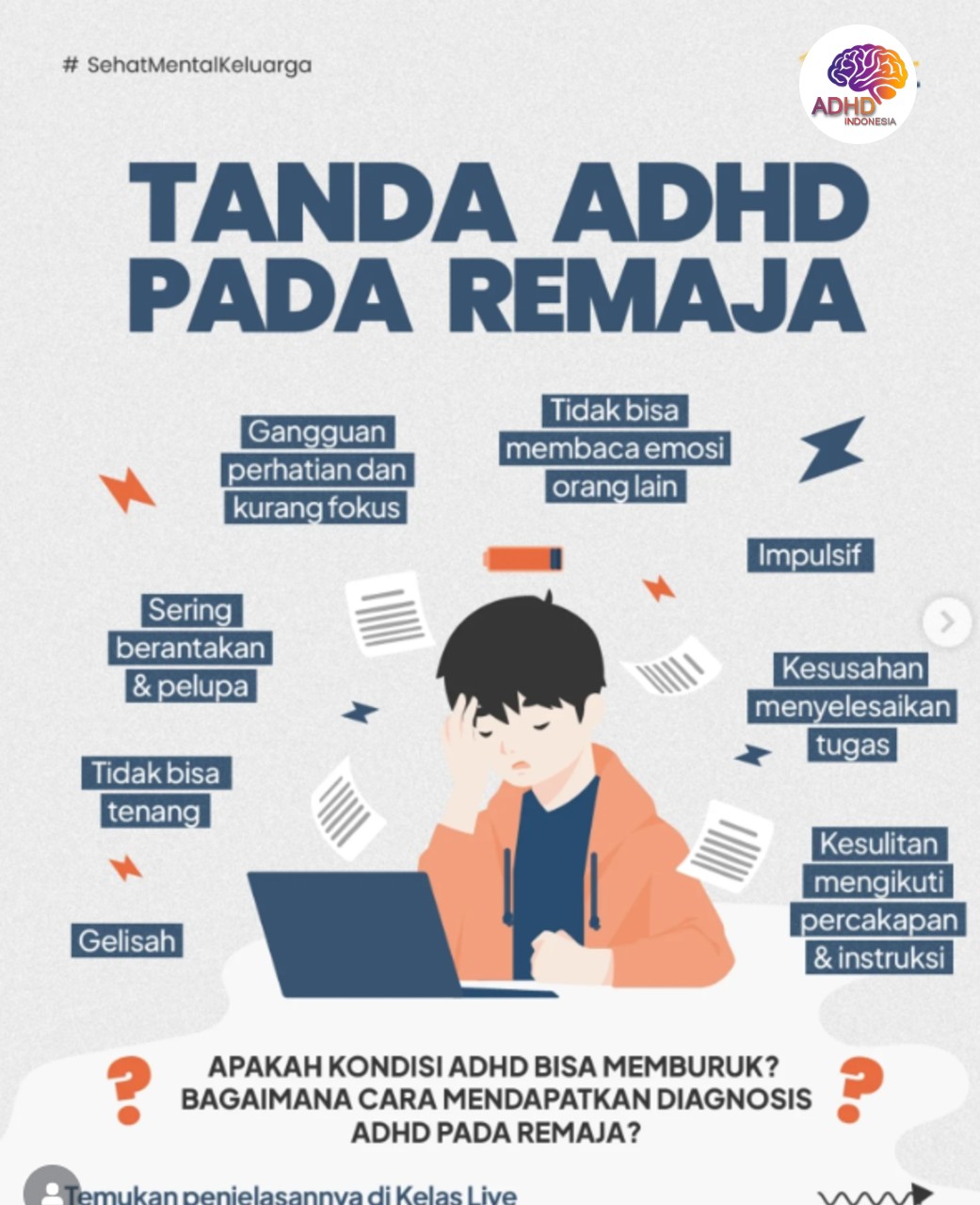 Screening ADHD Non-Diagnostik: Edukasi Awal bagi Orang Tua di Kota Tangerang Selatan