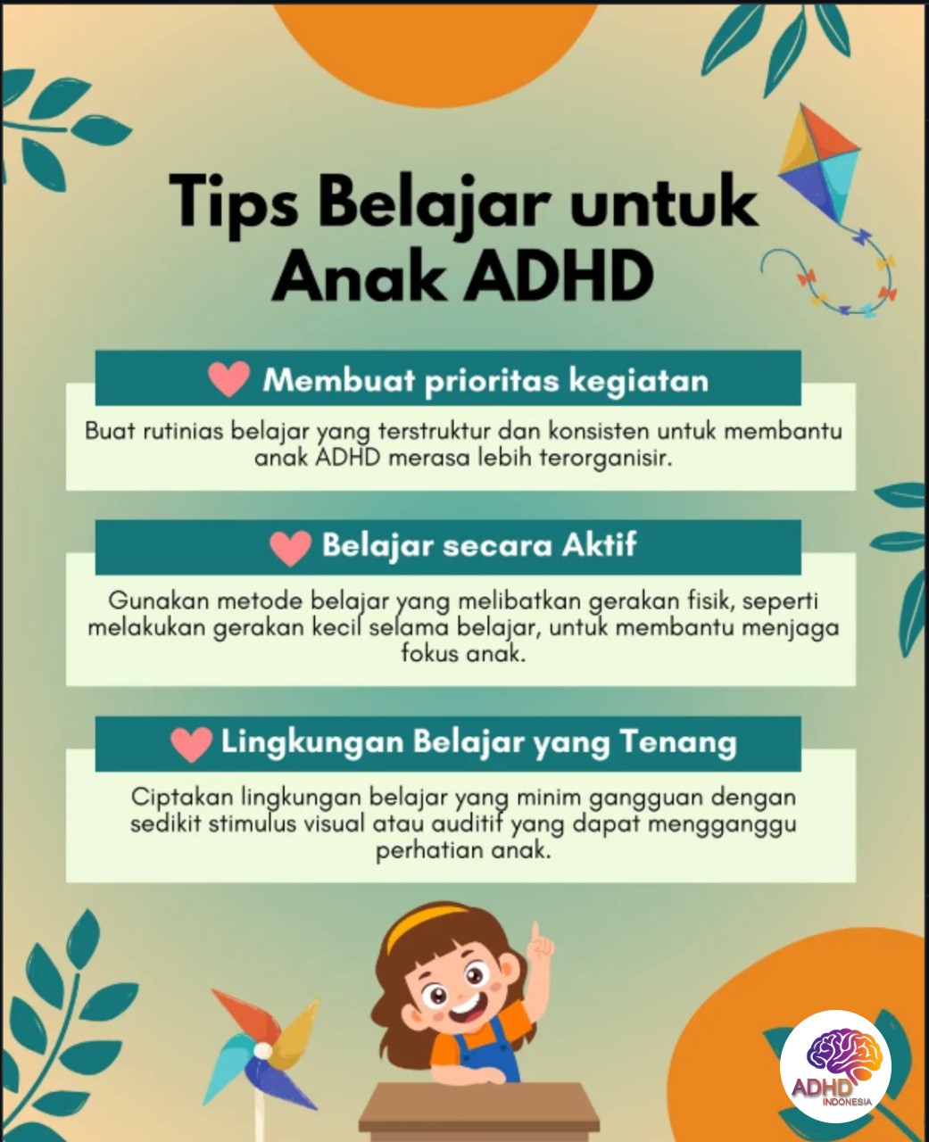 Strategi Belajar yang Cocok untuk Anak ADHD di Kota Tangerang Selatan